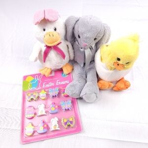 Easter Basket Stuffers Bunny Duck Chick Erasers